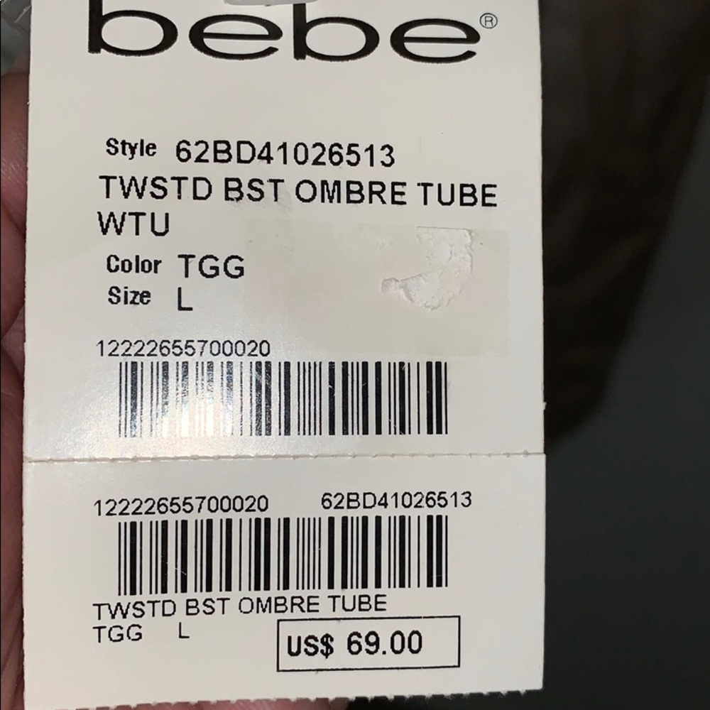 Bebe top - Picture 6 of 6